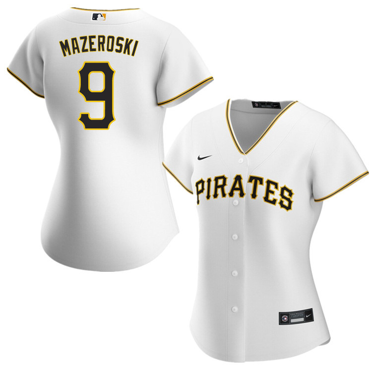 Nike Women #9 Bill Mazeroski Pittsburgh Pirates Baseball Jerseys Sale-White